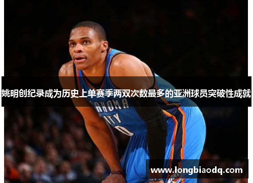 姚明创纪录成为历史上单赛季两双次数最多的亚洲球员突破性成就